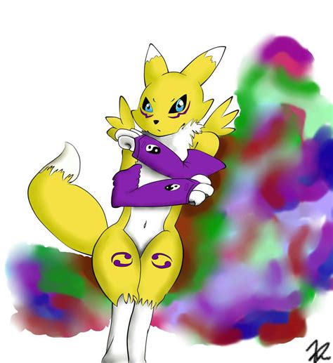 renamon fanart|renamon digital deviantart.